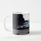 ドルの入江のコーンウォールイギリスPoldarkの位置 コーヒーマグカップ (左)