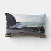 ドルの入江のコーンウォールイギリスPoldarkの位置 ランバークッション (裏面)