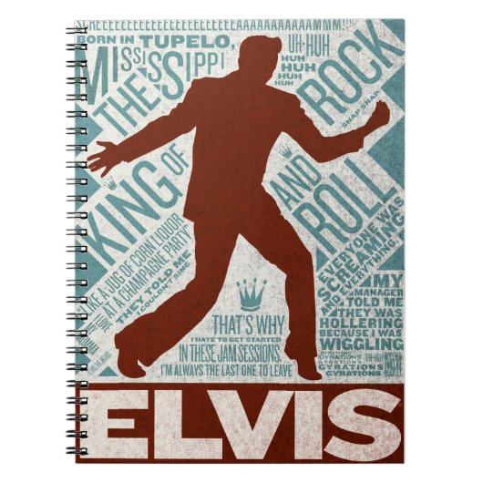 ドルの四つ組のElvisの百万のタイプ ノートブック (正面)