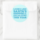 ドルの店サンタ ラウンドシール (バッグ)