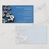 ドルの通貨記号 名刺 (正面/裏面)