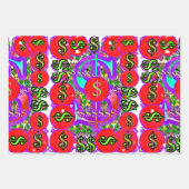 ドルは金を引き出す。 ラッピングペーパーシート (正面2)