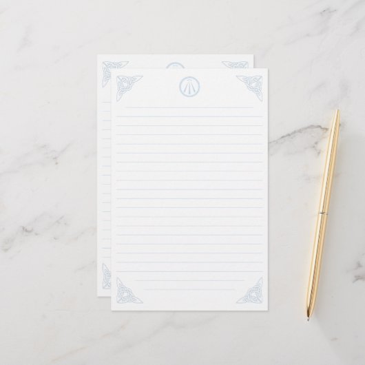 ドルイドアウェンケルト文房具紙 (正面/裏面インサイチュ)