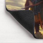 ドルイドウォリアープリンセスファンタジーアート マウスパッド (コーナー)