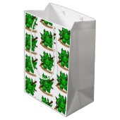 ドルイドサイコロデザイン ミディアムペーパーバッグ (裏面アングル)