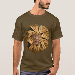 ドルイド教司祭のための異教のなグリーンマン Tシャツ