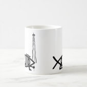 ドルイド教司祭の魚 コーヒーマグカップ (中央)