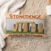 ドルイド教司祭のStonehenge-の家 ランバークッション (ブランケット)