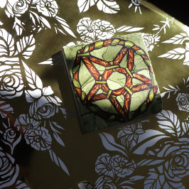 ドルイド異教のペンタグラムアート自然魔女 ストーンコースター