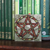 ドルイド異教のペンタグラムアート自然魔女 ポスター