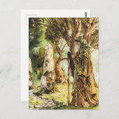 ドルイド・ケルト・ワイズ・自然 ポストカード (正面/裏面)