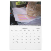 ドルクス12ヶ月 カレンダー (2月 2026)