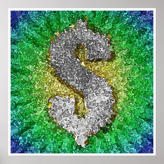 ドルサインポップ・アートのアート ポスター (正面)