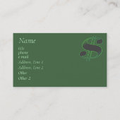 ドルサイン名刺 名刺 (裏面)