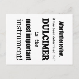 ドルシマー 最も重要な楽器 ポストカード