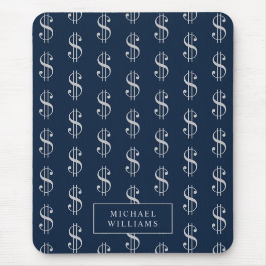 ドルシンボルや象徴のパターン マウスパッド (正面)