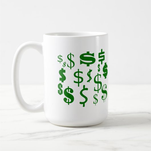 ドルシンボルや象徴 コーヒーマグカップ (左)