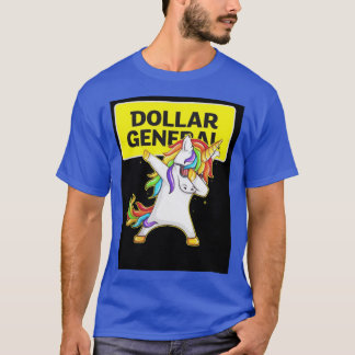 ドルジェネラル Dollar General ユニコーン ダビング ユニセックス Tシャツ