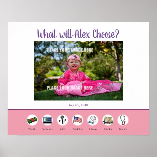 ドルジャビ・ドルジャンチ・ドール韓国の最初の誕生日のサイン ポスター (正面)