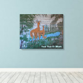 ドルズ通りアートガゼル キャンバスプリント (インサイチュ (ウッドフロア))