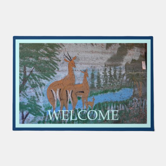 ドルズ通りアートガゼル ドアマット (正面)