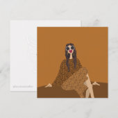 ドルチェファーニエンテファッションイラストレーションカード 招待状 (正面/裏面)