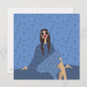 ドルチェファーニエンテファッションイラストレーションカード 招待状 (正面/裏面)