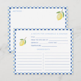 ドルチェヴィタジオメトリックブライダルシャワーレシピカード 招待状