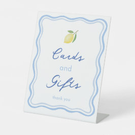 ドルチェヴィタドールカード&ギフトウェディングシャワー 台座サイン