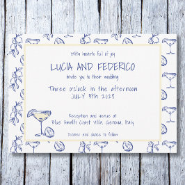 ドルチェヴィタリモンチェロイタリアンバターイエロー 招待状