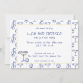 ドルチェヴィタリモンチェロイタリアンバターイエロー 招待状 (正面)