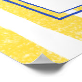 ドルチェヴィタレモンイタリアンブライダルシャワー歓迎 ポスター (角)