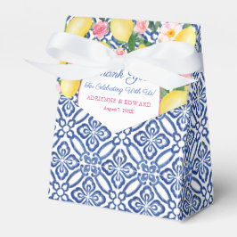 ドルチェヴィタレモンズピンク結婚の花 フェイバーボックス