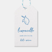 ドルチェヴィタ手書きリモンチェロのタグ ギフトタグ (正面)