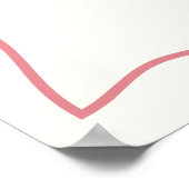 ドルチェヴィータイタリアンブライダルシャワーウェルカムサイン ポスター (角)