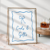 ドルチェヴィータイタリアンブライダルシャワーカード&ギフトサイン ポスター