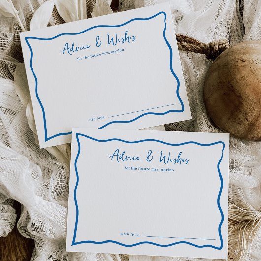 ドルチェヴィータブライダルシャワーアドバイスカード ポストカード