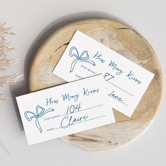 ドルチェヴィータブライダルシャワーキスサプライカード エンクロージャーカード