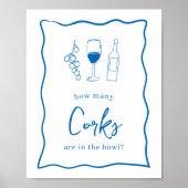 ドルチェヴィータブライダルシャワー「コークの数」サイン ポスター (正面)