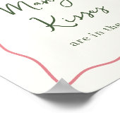 ドルチェヴィータブライダルシャワー"何人のキス"サイン ポスター (角)