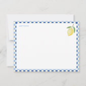 ドルチェヴィータ ジオメトリック ブライダルシャワー レシピ カード (裏面)