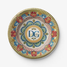 ドルチェ&ガバナシックラグジュアリーオンアザ紙プレート ペーパープレート