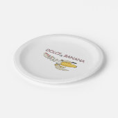 ドルチェ&バナナ ペーパープレート (アングル)