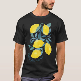 ドルチェ・ファル・ニエンテ×リモーネ リモンチェッロ・スプリッツ レモン Tシャツ