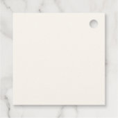 ドルチェ・ヴィータ 手書き ブライダルシャワー フェイバータグ (裏面)