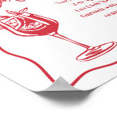 ドルチェVitaイタリアン Spritzステーションドリンクサイン ポスター (角)