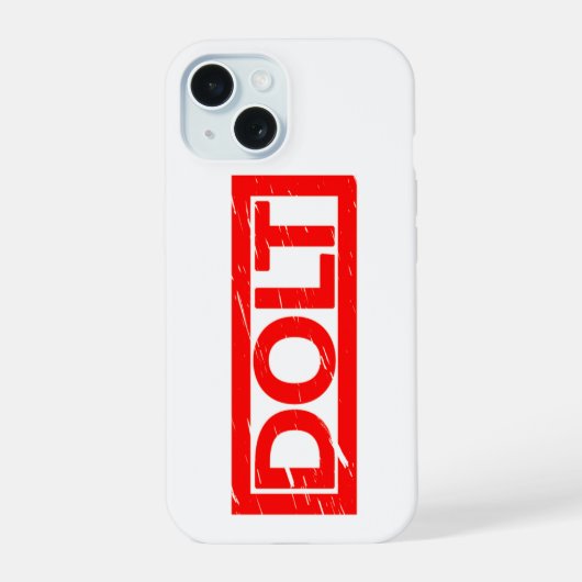 ドルトスタンプ iPhone 15ケース (裏面)