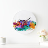 ドルトムントスカイライン ラージ壁時計 (ホーム)