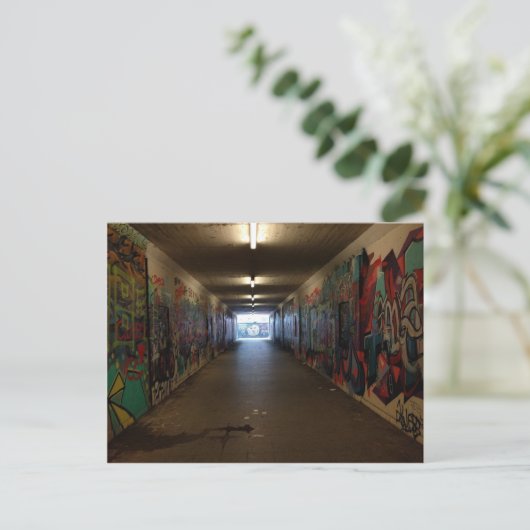 ドルトムントUバーングラフィッティアムバーンホフ ポストカード (スタンド正面)