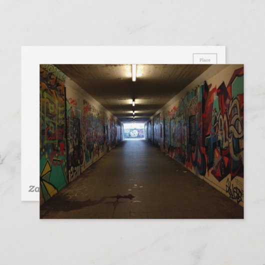 ドルトムントUバーングラフィッティアムバーンホフ ポストカード (正面/裏面)